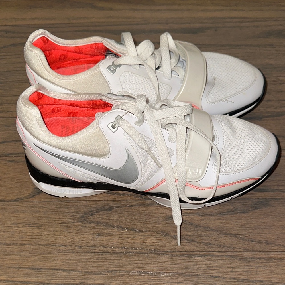 Nike Women's White and Gray Athletic Shoes